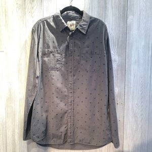 Ruff Hewin Medium Casual Button Down top NWT